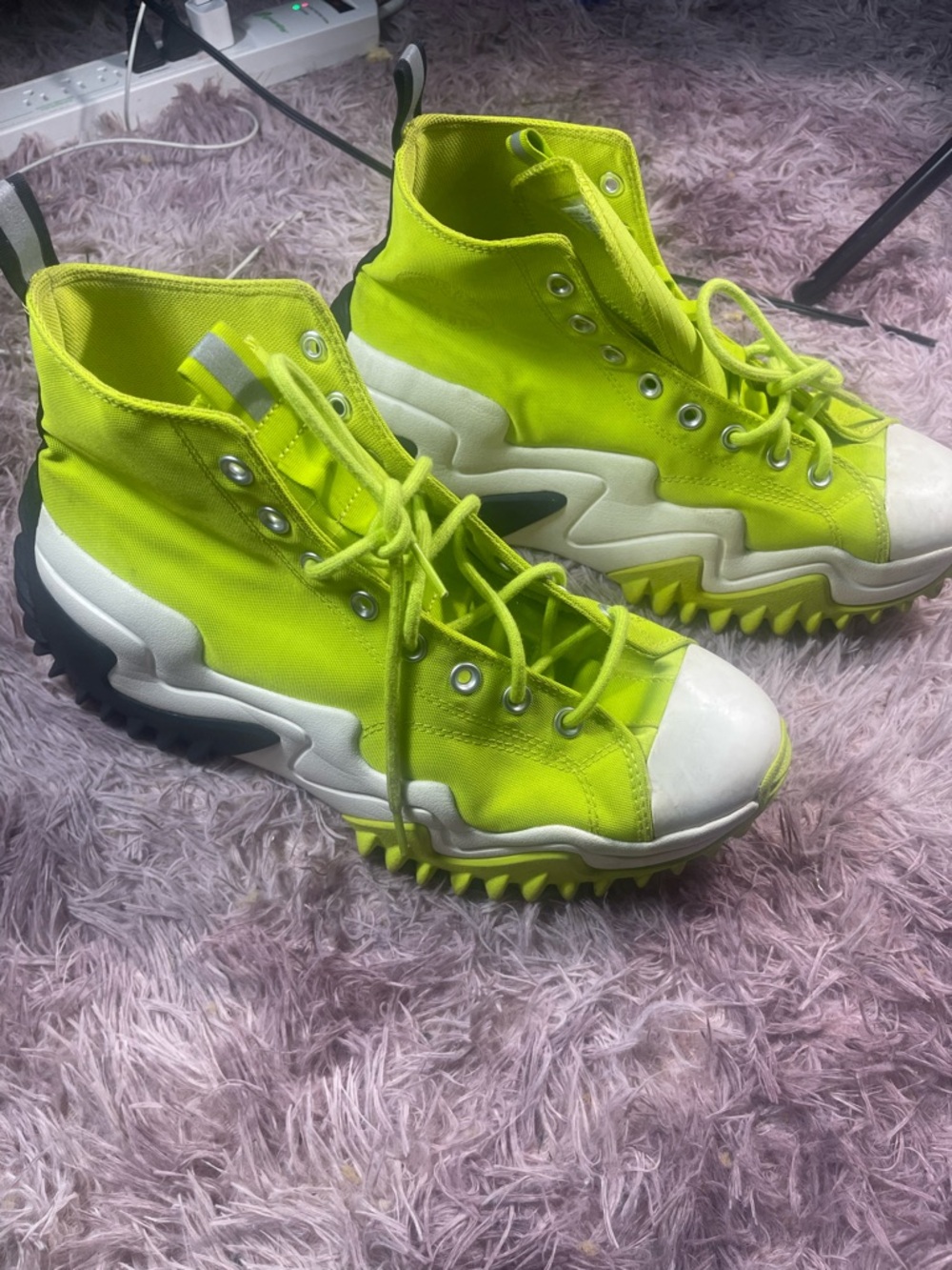 Converse Run Star Motion High 'Lime Twist' Unisex Platform Sneakers